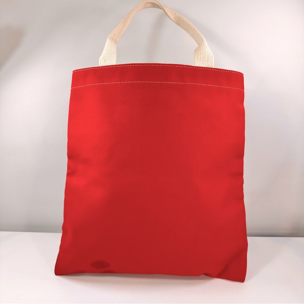 Mercedes Benz Vintage Red Canvas Tote Bag - Picture 5 of 16